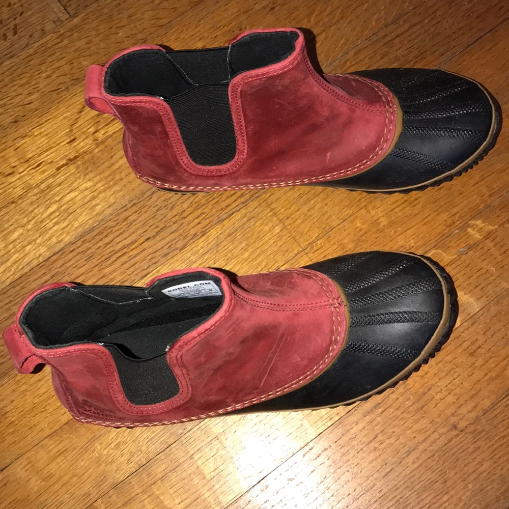 Women’s Sorel Out and About slip on rain boot